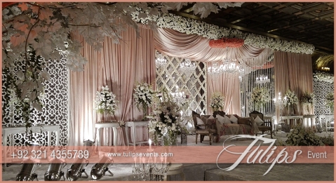 best pakistani wedding decoration setup photos by Tulips Events